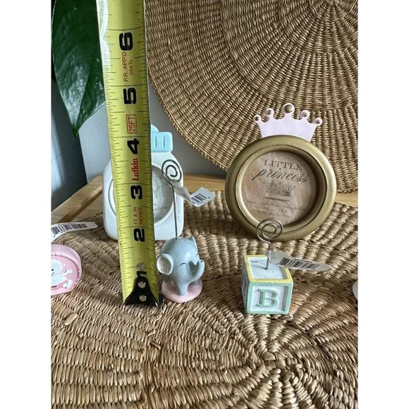 Kate Aspen set of Baby Boy & Baby Girl Photo Frame & Holders NEW - Picture 7 of 10